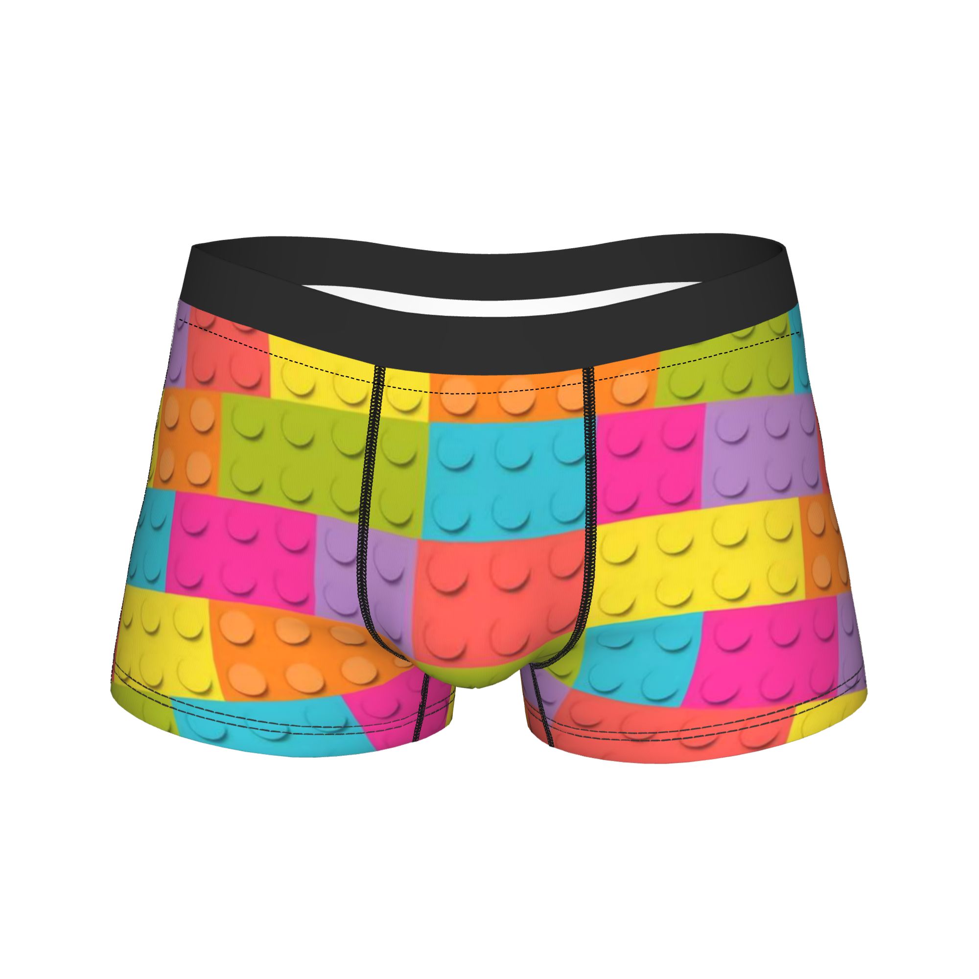 3D Printing Lego Bricks - Caleçon boxeur à motif de briques