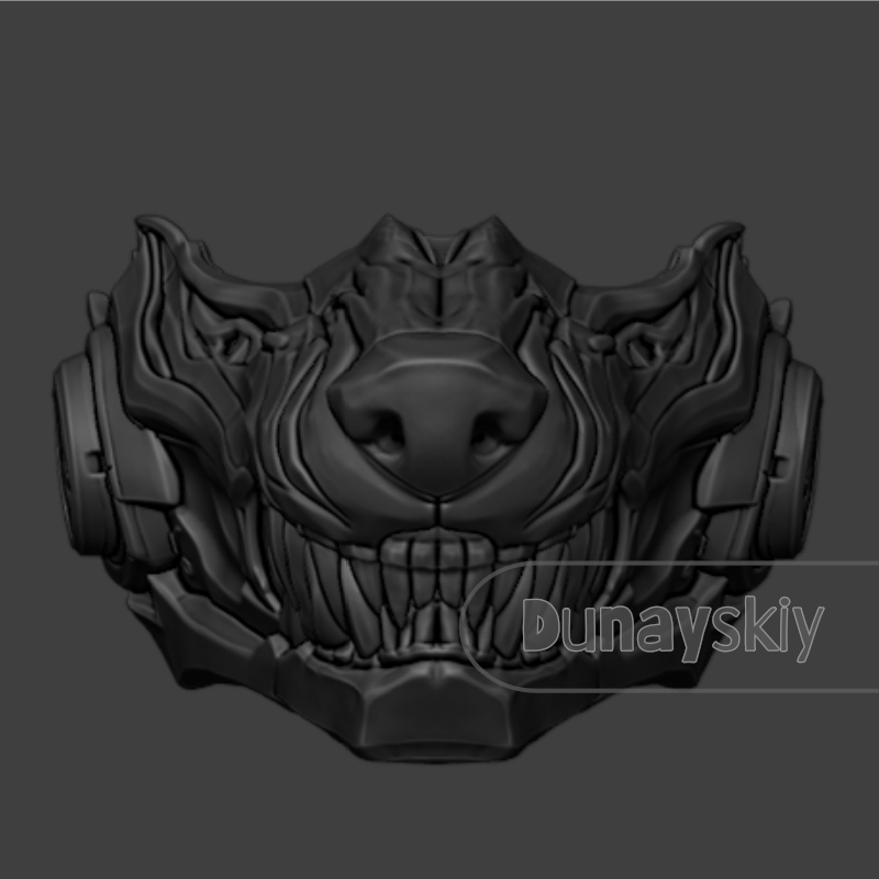 Masque de loup Valko Love and  - 3D Printing Mask avis et prix