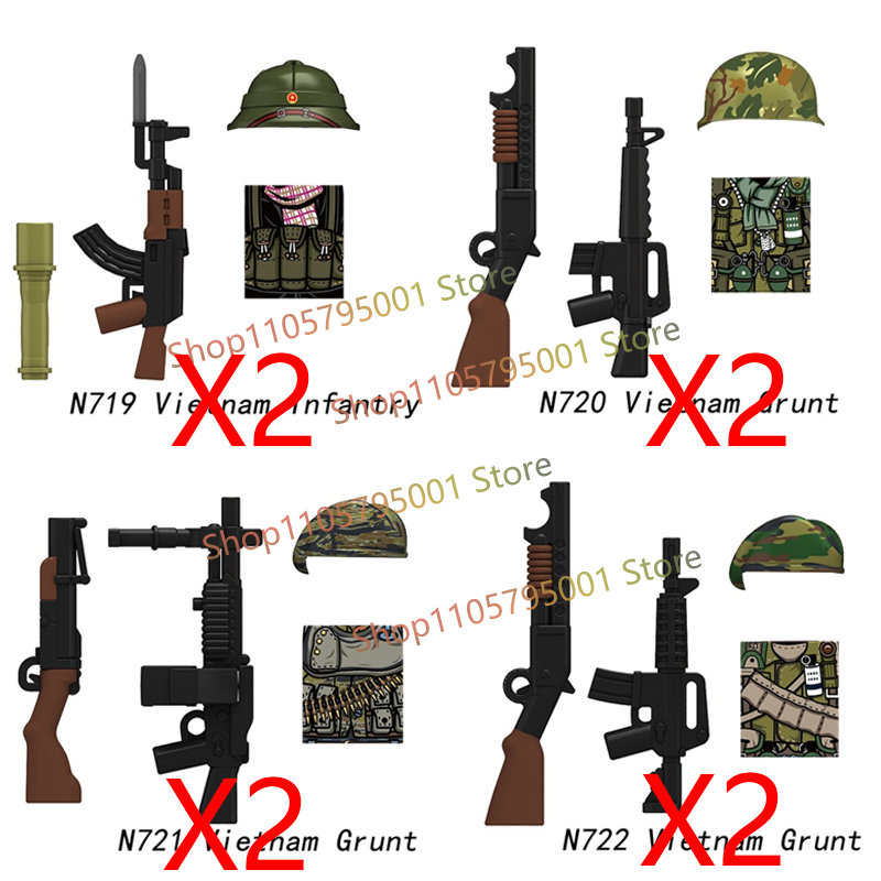 Figurines de soldats militaire - 3D Printing Lego Bricks avis et prix